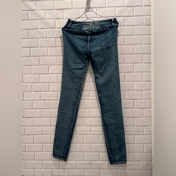 LOI women Colombian stretch skinny  blue jeans /size 14 - Picture 7 of 12